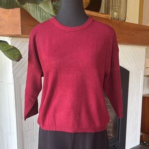 Women's Burgundy Sweater